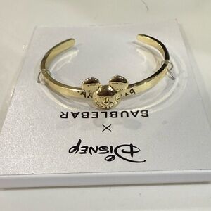 NWT Disney x BaubleBar Gold Mickey Mouse Bracelet